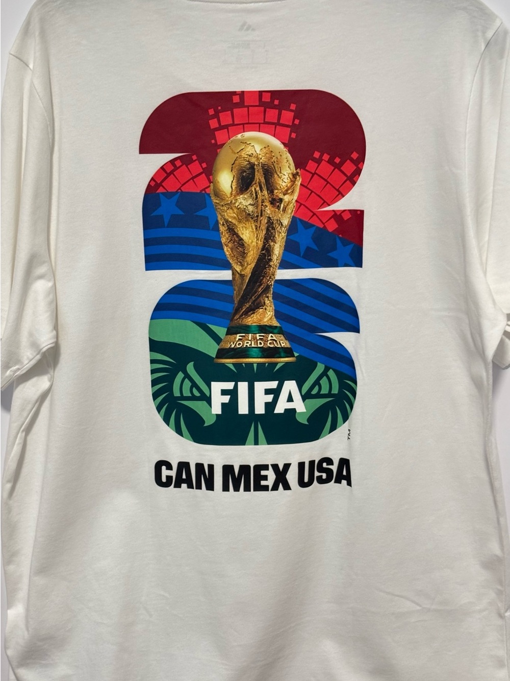 Adidas FIFA World Cup 2026 White Graphic Long-Sleeve Shirt